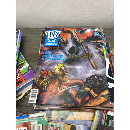 523 - A collection of 2000AD comics