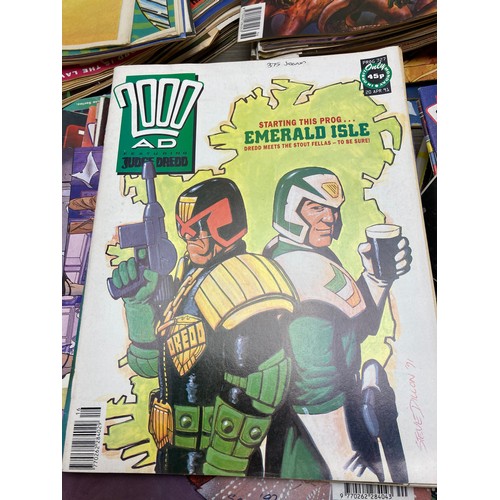 523 - A collection of 2000AD comics