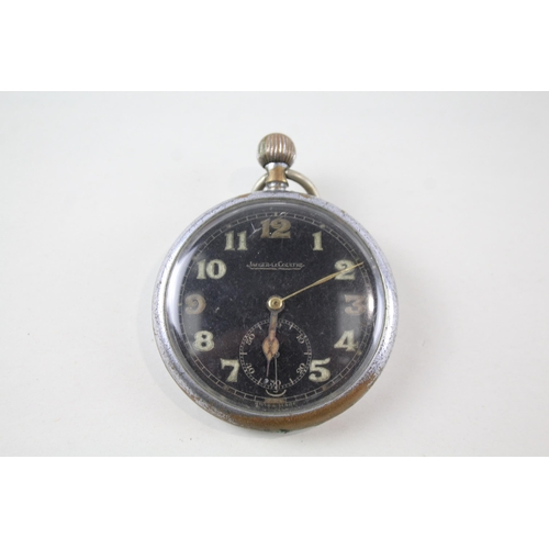 2181 - A Jaeger Le-Coultre military issued hand wind pocket watch inscribed Broad Arrow G.S.T.P. 262267