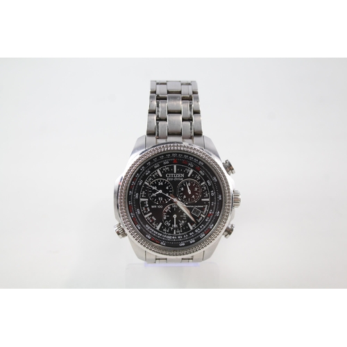 2190 - A Citizen Eco-Drive perpetual calendar quartz men's wristwatch - ref no. E820-S063370