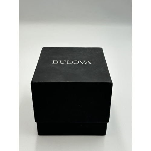 2180 - A boxed Bulova military style quartz men's wristwatch - ref no. C860736C