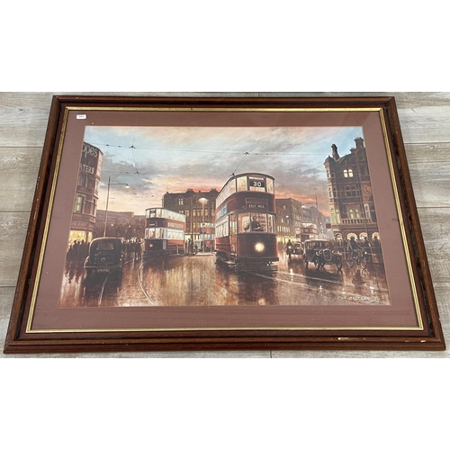 263 - Two framed pictures, one oil on canvas of Newlyn harbour, Penzance signed R. Dear and dated 1972 and... 