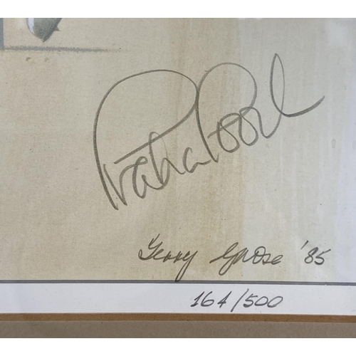 268 - A late 20th century Graham Gooch 'Record Breaking Year 1984' pencil signed limited edition 164/500 p... 