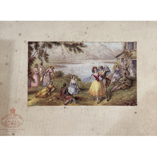 276 - Eight 19th century framed George Baxter prints and one J. M. Kronheim colour print together with a G... 