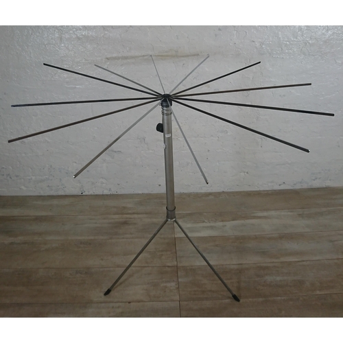 128 - Two mid 20th century items, one Servis folding clothes airer and one telescopic tripod base