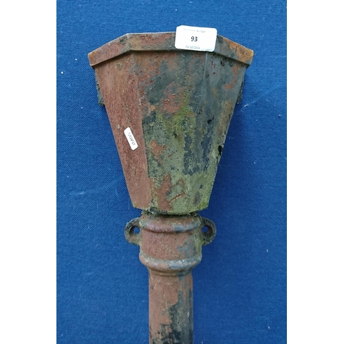 93 - A cast iron drain pipe - approx. 90cm high