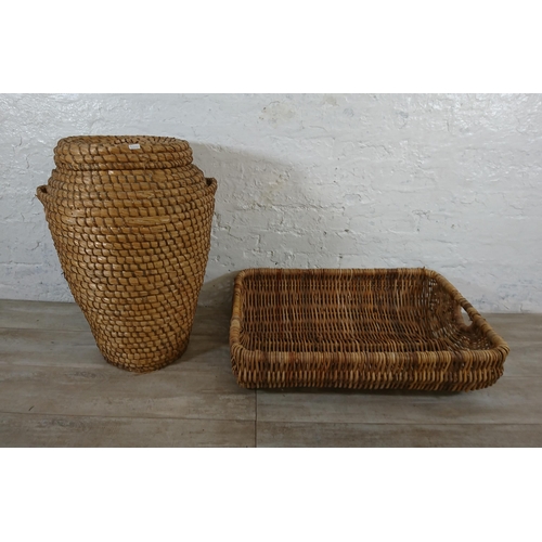 216 - Two wicker baskets