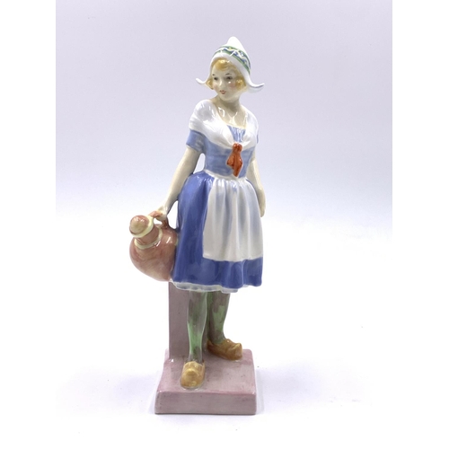 329 - Three Royal Doulton figurines, Wee Willie Winkie HN2050, Gretchen HN1397 and Marigold HN1447