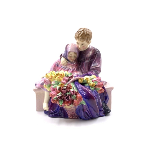 336 - Two Royal Doulton figurines, The Flower Seller's Children HN1206 and Sweet & Twenty HN1298