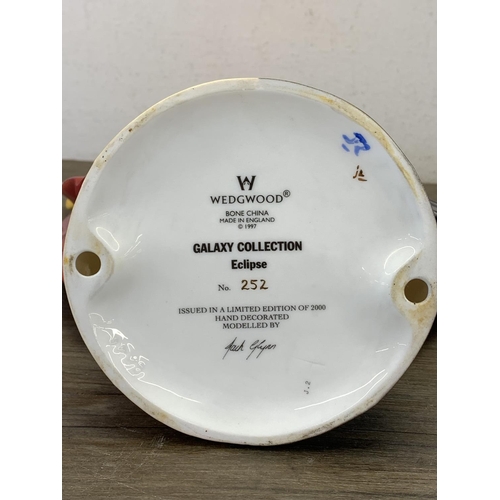 368 - A boxed Wedgwood Galaxy Collection Eclipse limited edition no. 252/2000 bone china figurine