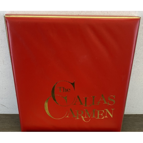 713 - Two LP vinyl box sets, 'The Callas Carmen' x3 vinyl deluxe set containing three booklets and 'The Ba... 