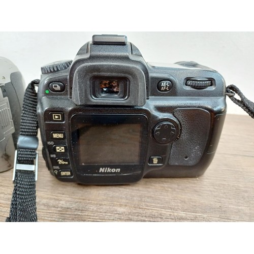 646 - Two Nikon D50 6.1mp DSLR cameras, one body and one fitted with Nikkor AF-S DX ED 18-55mm 1:3.5-5.6G ... 