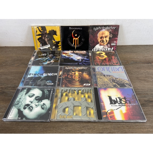 740 - Seventy-five CDs by a variety of rock artists and bands to include Incubus, Cream, Nirvana, 30 Secon... 