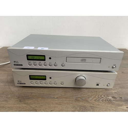 761 - Two items of Acoustic Solutions hi-fi, one SP121 CD player and one SP101 amplifier