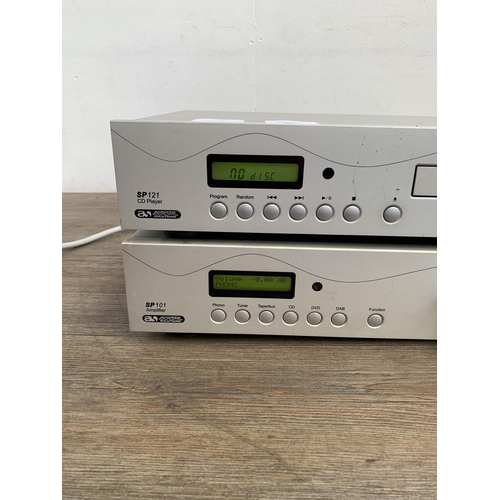 761 - Two items of Acoustic Solutions hi-fi, one SP121 CD player and one SP101 amplifier