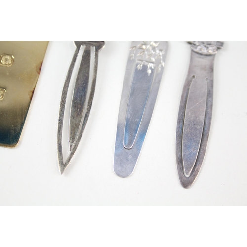 2302 - Four .925 silver bookmarks - approx. gross weight 44g