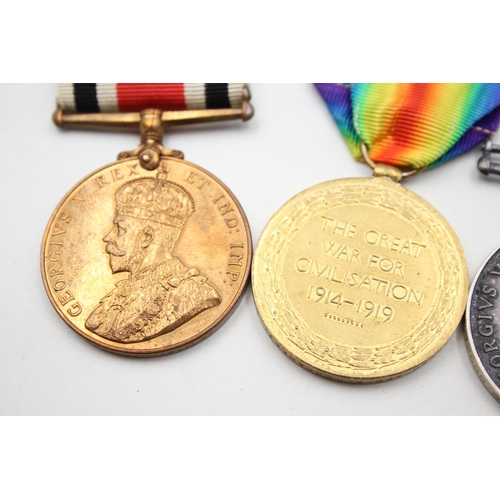 2361 - Three George V British medals presented to 212686 Spr. P. R. Bradley R.E., two WWI and one Special C... 