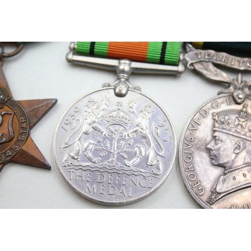 2365 - A WWII medal group presented to 897106 Gnr. R.C. Duce. A.R. to include Territorial Service medal etc... 