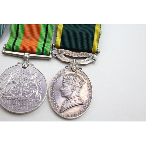 2365 - A WWII medal group presented to 897106 Gnr. R.C. Duce. A.R. to include Territorial Service medal etc... 