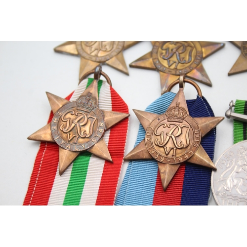 2369 - Ten WWII medals