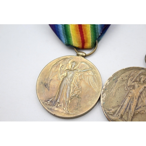 2381 - Four WWI Victory medals presented to 43563 Pte. A. C. Burrell Norf. R., 11267 Pte. G. Gavin. York. R... 