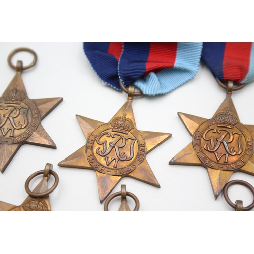 2384 - Ten WWII The 1939-1945 Star medals