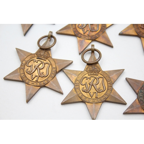 2384 - Ten WWII The 1939-1945 Star medals