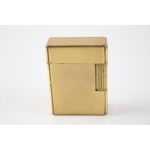 2389 - A vintage St. Dupont Paris gold plated cigarette lighter