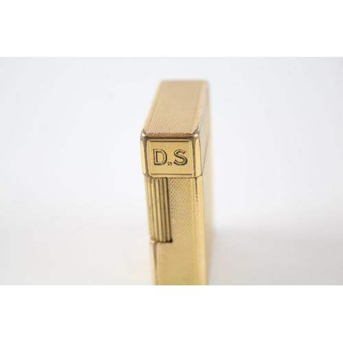 2389 - A vintage St. Dupont Paris gold plated cigarette lighter