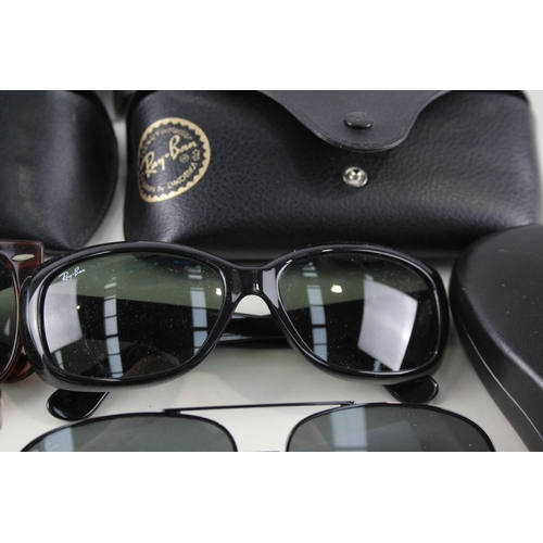 485E - Five pairs of Ray-Ban sunglasses