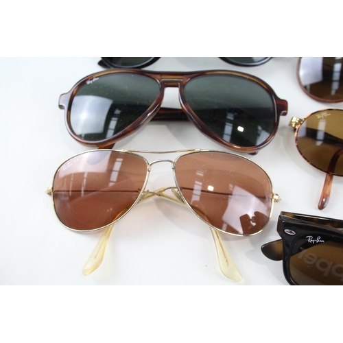 485F - Seven pairs of Ray-Ban sunglasses to include one pair of prescription etc.