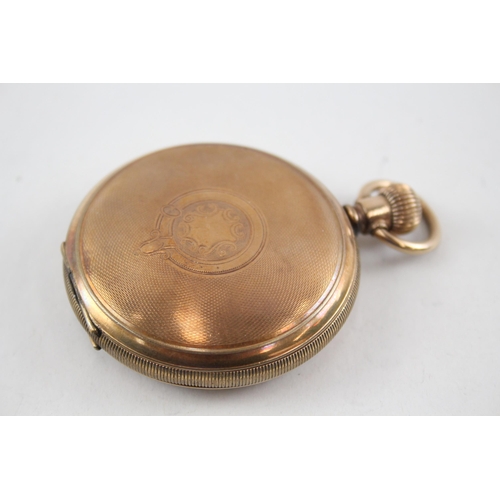 2264 - A vintage Elgin rolled gold full hunter pocket watch