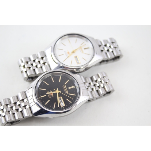 2278 - Two Citizen automatic men's wristwatches