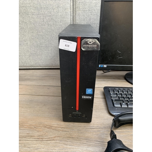A collection of items to include Packard Bell desktop PC, HP Chromebox ...