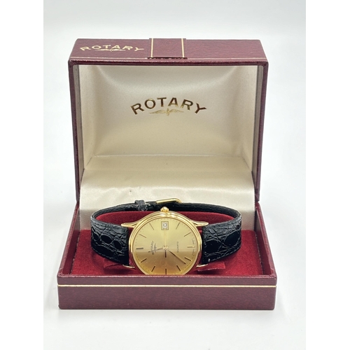 2294C - A boxed Rotary quartz men's wristwatch