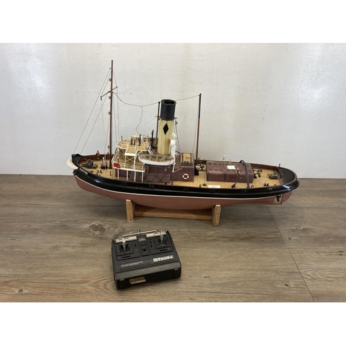 425 - A scratch built remote controlled fishing trawler with Futaba Digital Proportional radio control sys... 