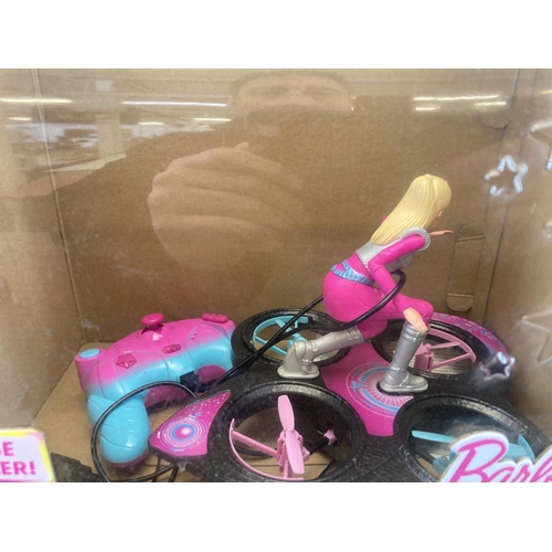 456 - A boxed Barbie RC Flying Hoverboard