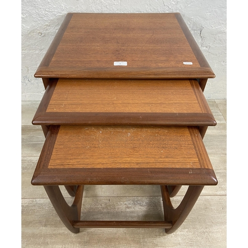 8 - A mid 20th century G Plan Astro teak nest of tables - approx. 52cm high x 50cm wide x 50cm deep