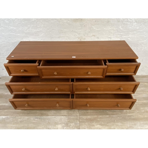 170 - A G Plan teak chest of drawers - approx. 69cm high x 150cm wide x 46cm deep