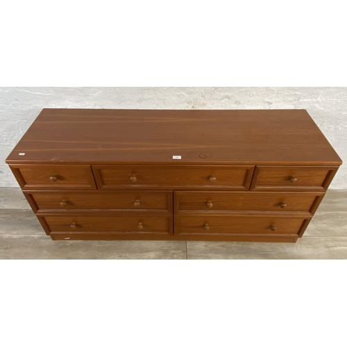 170 - A G Plan teak chest of drawers - approx. 69cm high x 150cm wide x 46cm deep