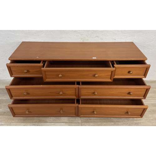 172 - A G Plan teak chest of drawers - approx. 69cm high x 150cm wide x 46cm deep