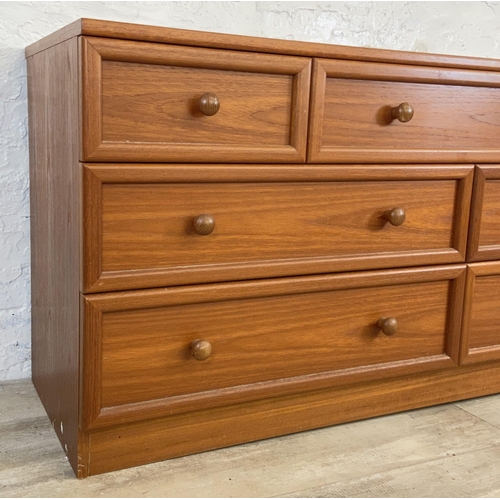 172 - A G Plan teak chest of drawers - approx. 69cm high x 150cm wide x 46cm deep