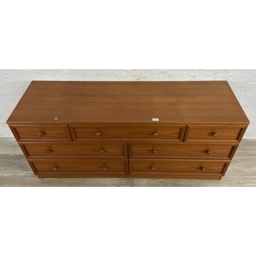 172 - A G Plan teak chest of drawers - approx. 69cm high x 150cm wide x 46cm deep