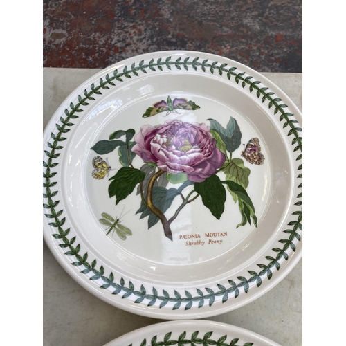 368 - Five Portmeirion The Botanic Garden 27cm plates