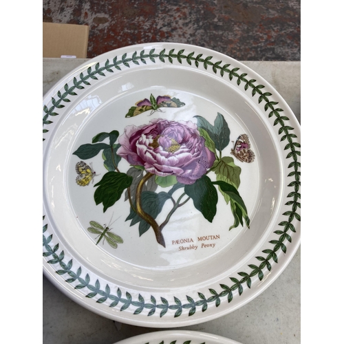 368 - Five Portmeirion The Botanic Garden 27cm plates