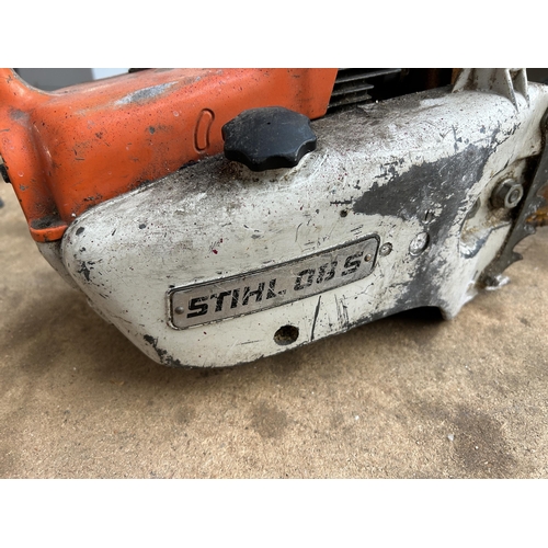 1034 - A Stihl 08S petrol chainsaw