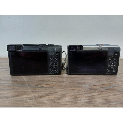 736 - Two Panasonic Lumix DMC-TZ80 compact digital cameras