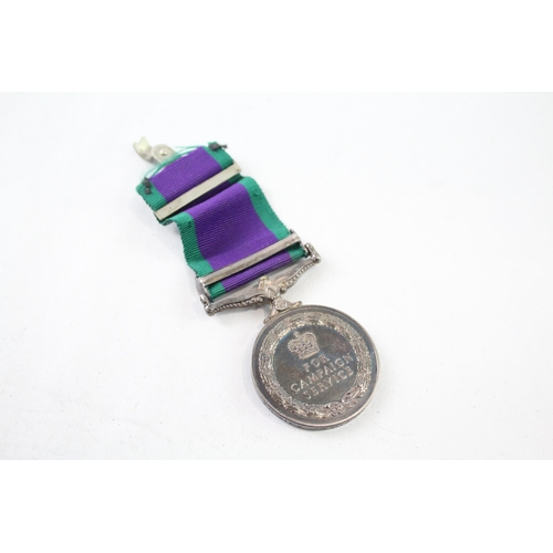 2405 - An Elizabeth II officer's Campaign Service medal with Northern Ireland clasp presented to Major M.R.... 