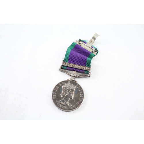 2405 - An Elizabeth II officer's Campaign Service medal with Northern Ireland clasp presented to Major M.R.... 