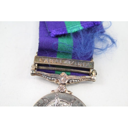 2407 - An Elizabeth II Canal Zone General Service medal presented to LAC G.L Wilkinson 3513437 R.A.F.